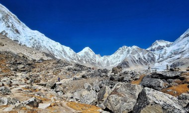 Mountains visible from Everest Base Camp